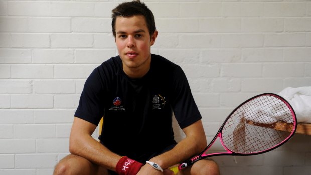 Disappointment: Zac Alexander has been forced out of the Australian squash squad at the Commonwealth Games.