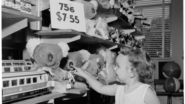 Decimal conversion time, 1966. Toys in old and new prices. 