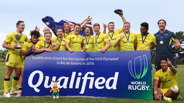 The Australian men's sevens team booked its ticket to the Rio Olympics with a win at the qualifying tournament in Auckland.