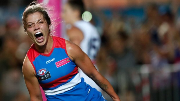 Western Bulldogs AFLW captain Ellie Blackburn.