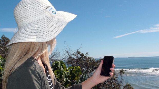 Queensland University of Technology researchers are looking at new ways to prevent sunburn. Pictured is research assistant Linda Finch.