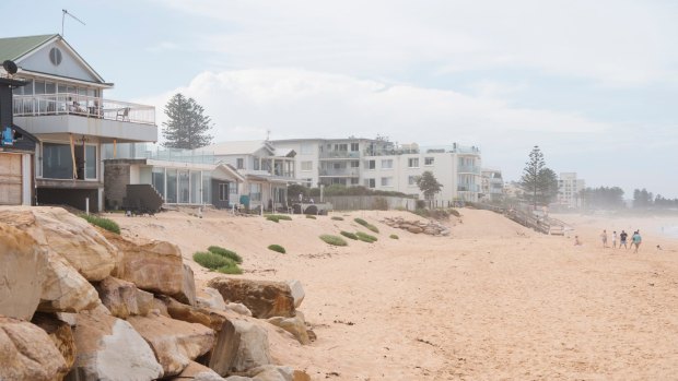 Beachside properties, such as these at Collaroy and Narrabeen, appear to be at increasing risk from coastal erosion.
