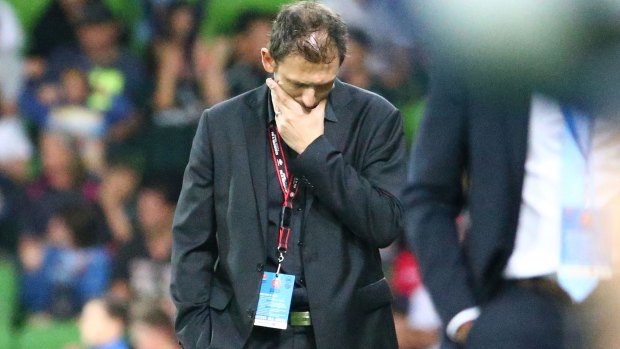 Wanderers' coach ony Popovic ponders what might have been after the game.