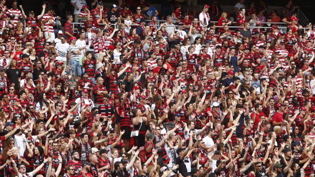 Loud and active: The Wanderers want to have standing room only for the RBB.