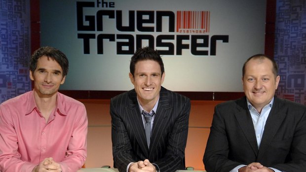 Todd Sampson, Wil Anderson and Russell Howcroft  from <i>The Gruen Transfer</i>. 