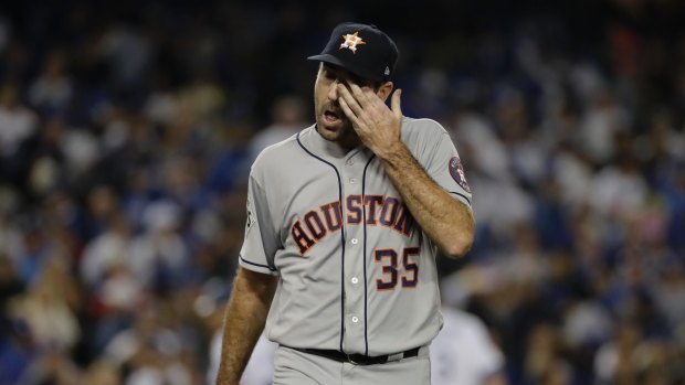 Justin Verlander suffered his first loss as an Astro.