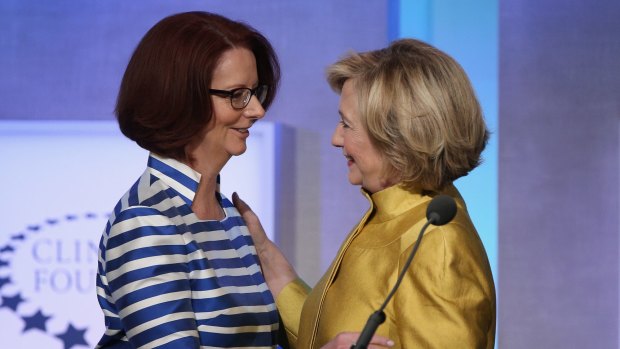 Rapport: Julia Gillard is "disappointed" for her "friend" Hillary Clinton.