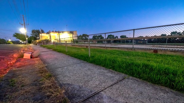 Badlands: Allard Park footy oval in Brunswick, where the ill-fated drug deal took place.