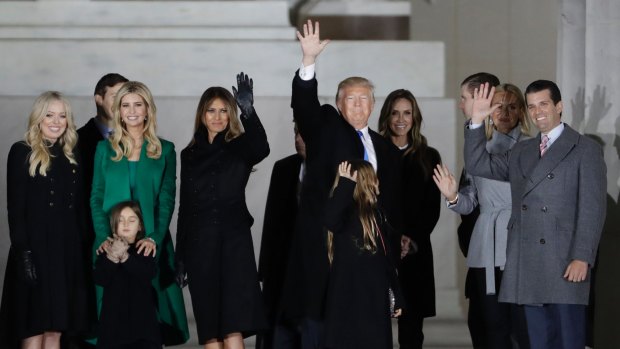 Donald Trump's inauguration was something of a departure from the last.