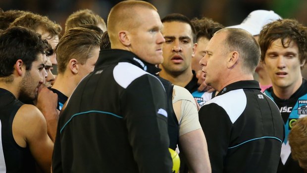 Ken Hinkley couldn't care less about the hype surrounding Port Adelaide.