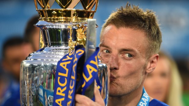 Happy wife: Jamie Vardy will miss England's friendly against the Socceroos to get married.
