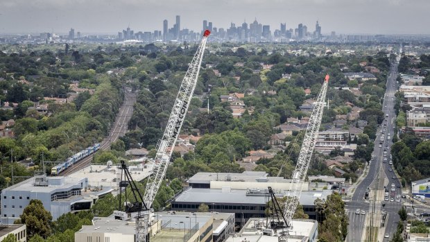 Box Hill is undergoing a development boom, with thousands of apartments approved or under construction. 