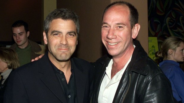 Miguel Ferrer with his cousin George Clooney.