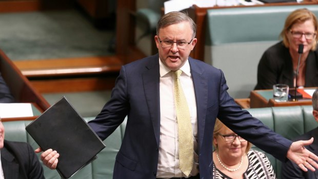 Labor's infrastructure spokesman Anthony Albanese claims Mr Abbott now "embarrassed" by his record in the area.