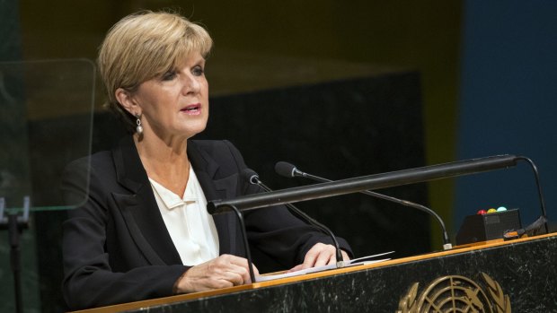 Foreign Affairs Minister Julie Bishop discussed a possible deal with her Philippine counterpart at the United Nations last month.