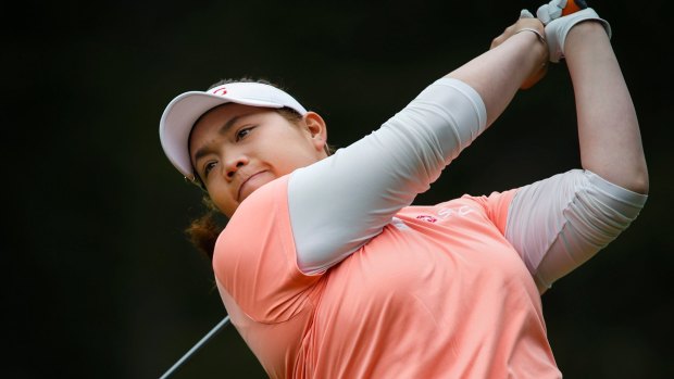 In front: Thailand's Ariya Jutanugarn has a two-stroke lead going into the final round of the Canadian Open.
