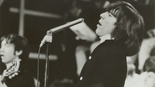 Easybeats lead singer Stevie Wright performing in the 1960s.