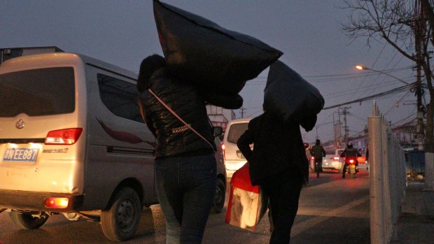 Yan Erjun, 50, a migrant construction worker from Sichuan Province, and his wife Zhou Xiaomei, 44, a house cleaner, were evicted.