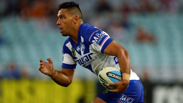 One sick puppy: Young Bulldogs winger Curtis Rona was ill during the week.