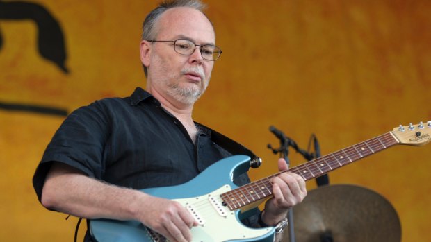 Walter Becker, of Steely Dan, performs during the 2007 Jazz and Heritage Festival in New Orleans. 