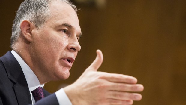 Oklahoma Attorney-General Scott Pruitt, nominee to head the Environmental Protection Agency.