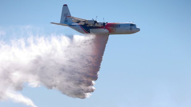 The C-130 Hercules "Thor" is prepared for the bushfire season.