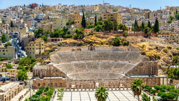The Roman theatre in Amman.