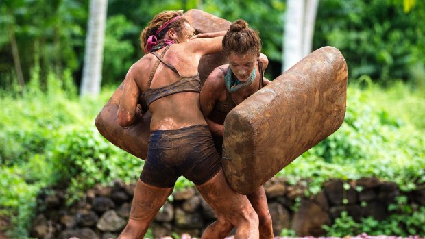 Australian Survivor features wrestling in mud and a lot of dirty dealing.