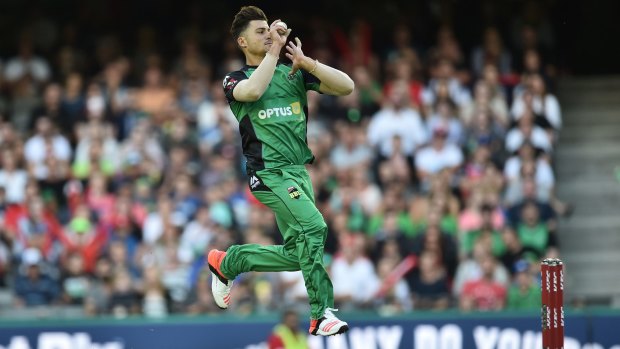 Marcus Stoinis fires one down for the Stars.