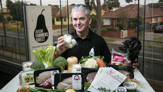 Aussie Farmers Direct CEO Keith Louie says small food retailers are shaking up the $1.8 billion online grocery market by offering inspiration as well as convenience.