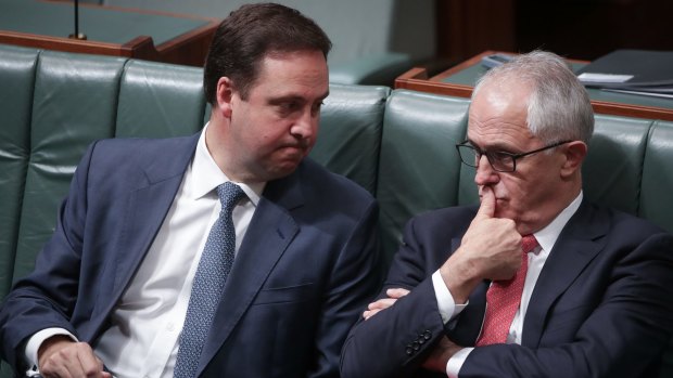 Trade Minister Steven Ciobo, left, with PM Malcolm Turnbull, said there was still work to do on the agreement.
