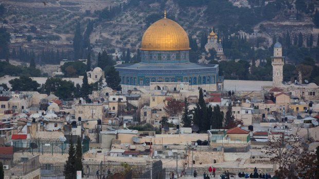 A view of Jerusalem's old city.