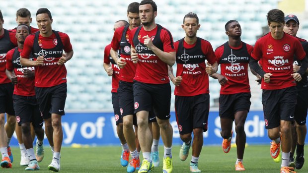 United front: Wanderers players are remaining firm on their threat to withdraw from training sessions and potentially the opening match against Mexican club Cruz Azul.