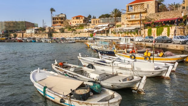 Byblos harbour, Lebanon.
