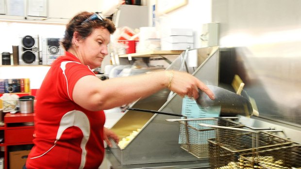 Linga Longa Cafe owner Debbie McManus believes small towns need a fast-food outlet despite the daily work pressure.