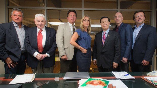 Forensic experts James Kolar, Dr. Werner Spitz, James Fitzgerald, Laura Richards, Dr. Henry Lee, Jim Clemente and Stan Burke came together on the case.

Photo: Neil Jacobs/CBS
?2016 CBS Broadcasting, Inc. All Rights Reserved
