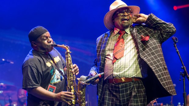 George Clinton and Parliament Funkadelic at the 2015 Bluesfest.