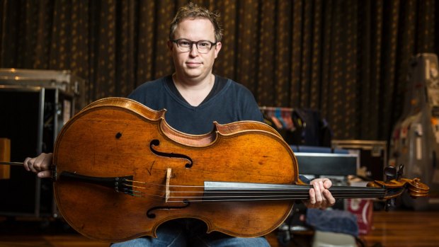 Timo Veikko Valve, Principal Cello of The Australian Chamber Orchestra with the newly acquired 400 year old cello from one of the greatest Italian violin makers of all time.