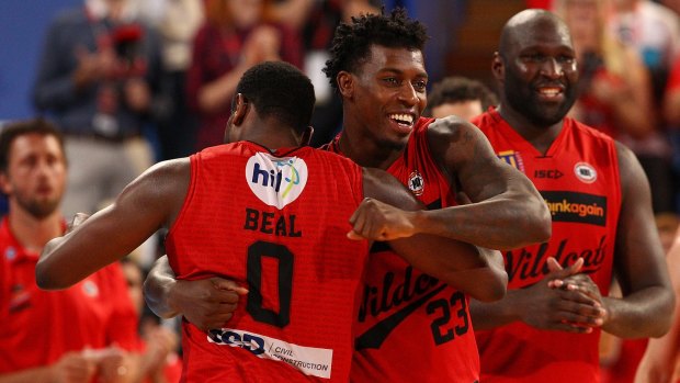 Deadly duo: Perth's improrts Jermaine Beal and Casey Prather.