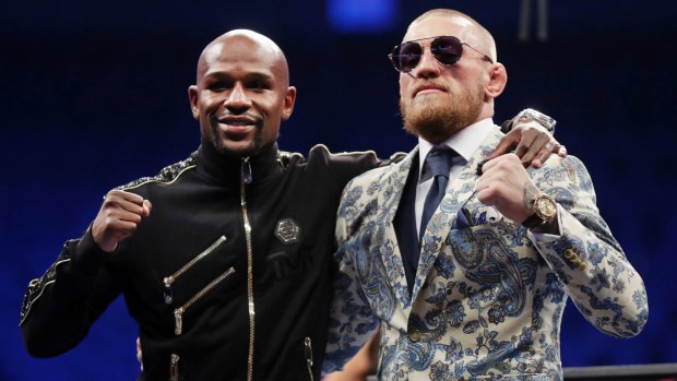 Entertainers: Floyd Mayweather and Conor McGregor.