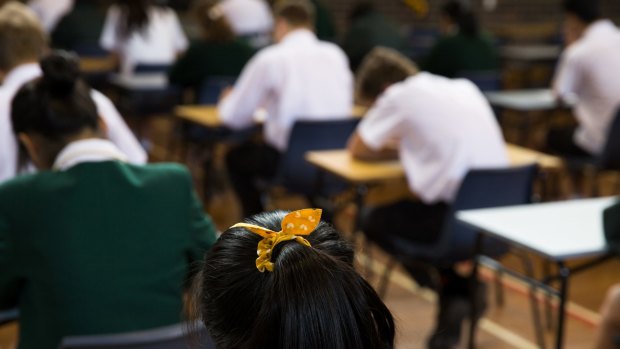 Students at a Sydney school will have to re-sit their HSC trials after the theft of exam papers. 