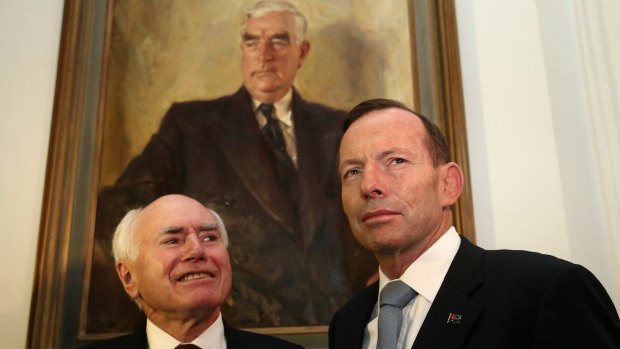 John Howard and Tony Abbott: successors to Robert Menzies.