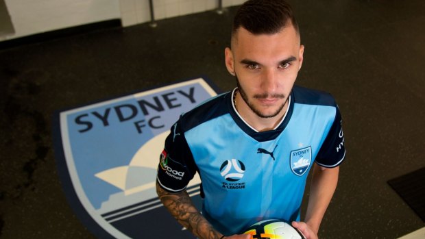 Back in blue: Anthony Kalik has re-signed for Sydney FC, after several years away from the club.