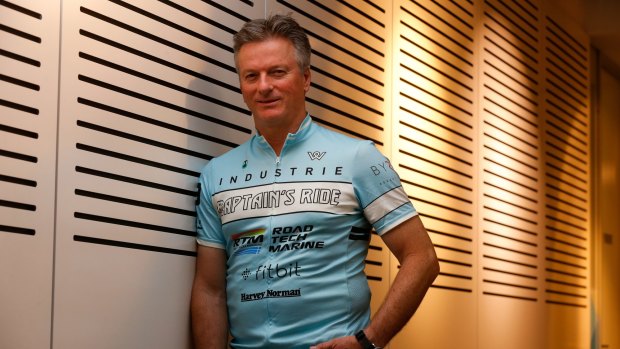 Steve Waugh is now well known for his charity work, which includes the Captain's Ride cycling tour.