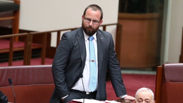 "I'm not angry, Greens senators. I'm just very, very disappointed."