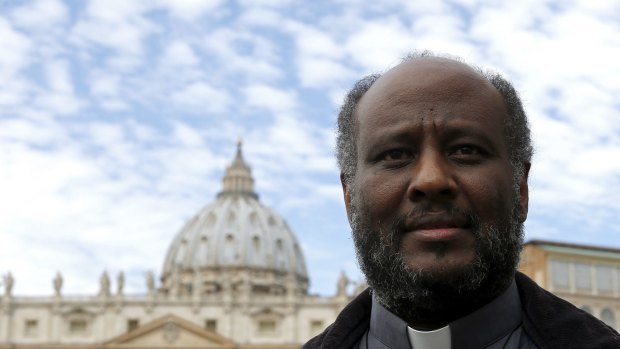 Father Mussie Zerai, a 40-year-old Catholic priest of Eritrean descent.