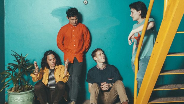 Brisbane indie rock band Last Dinosaurs' new single Apollo has an offbeat dance video.