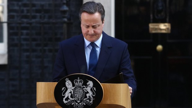 David Cameron resigned after the Brexit vote.