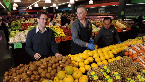 Supabarn's store at the Canberra Centre is one of five which will be acquired by Coles.