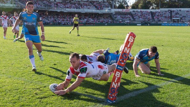 Back home: The Dragons will return games to Kogarah and Wollongong next year.